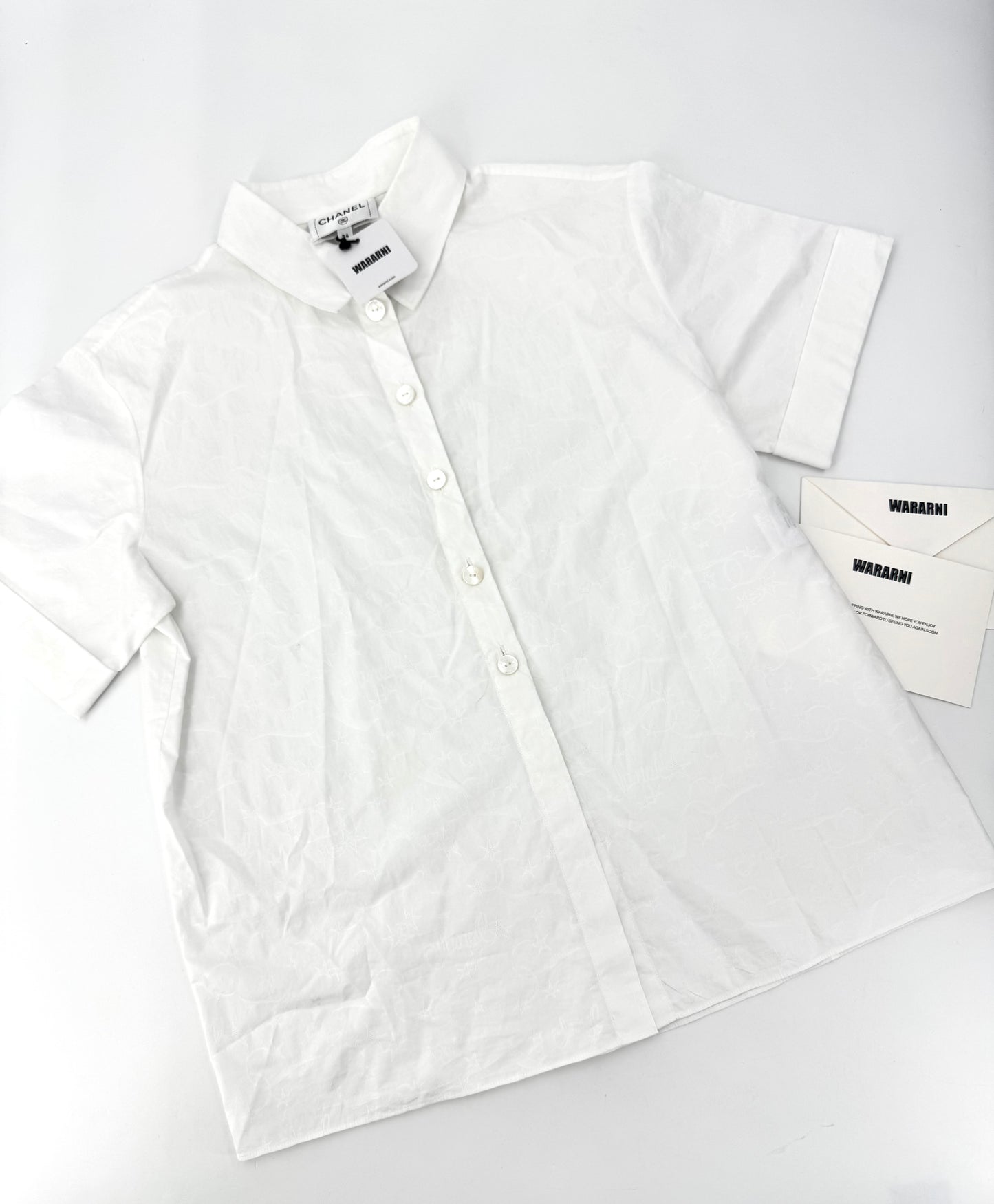Chanel 24C white shirt
