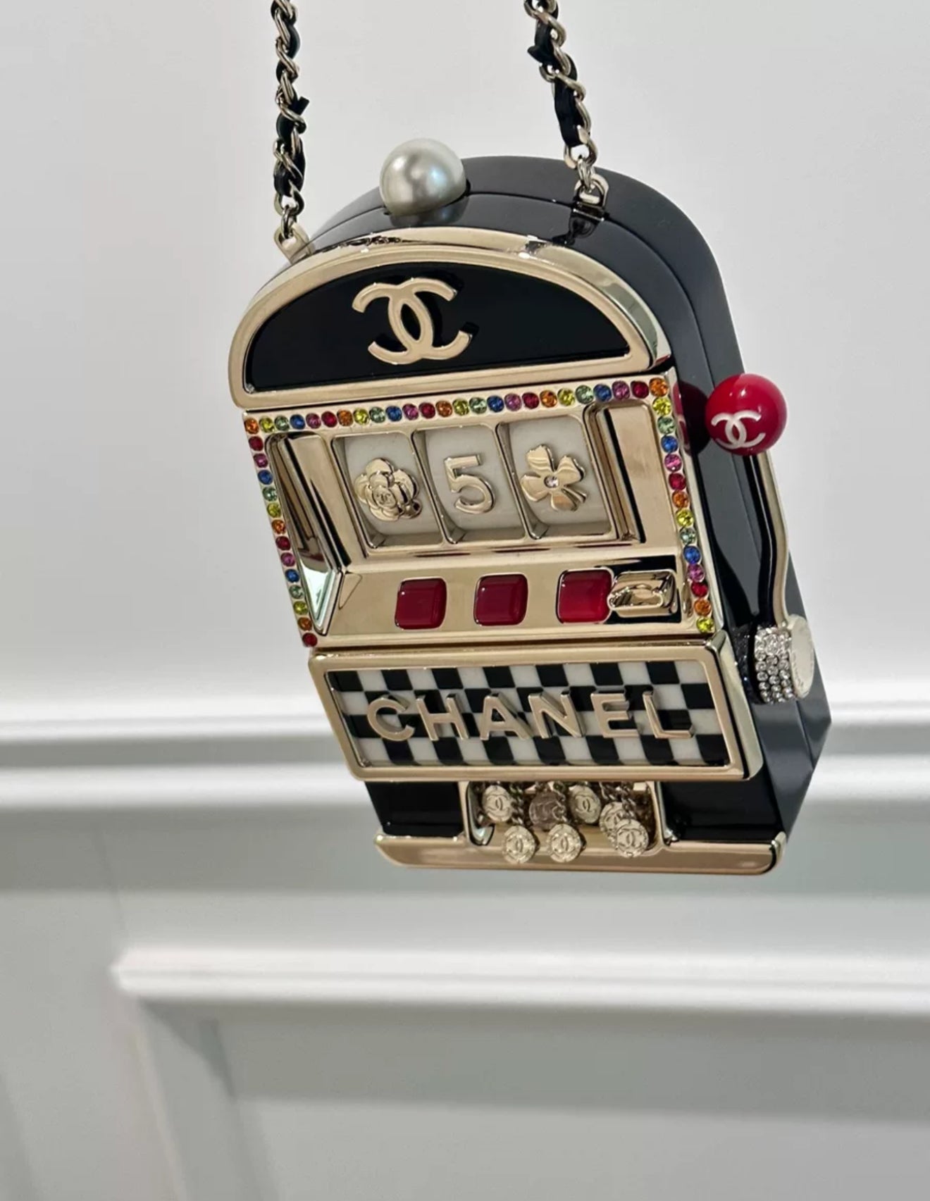 Chanel 23C Monaco Slot Machine Casino Minaudière Evening Clutch Bag