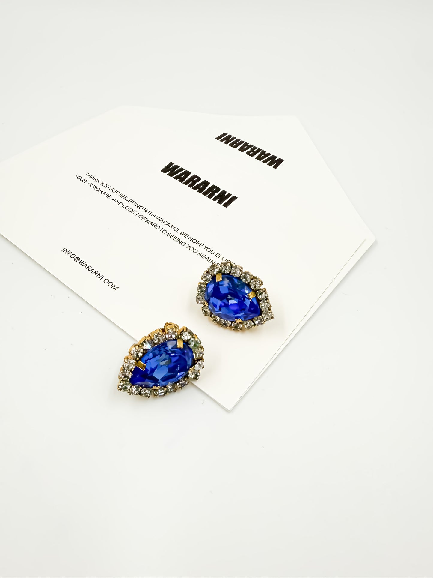 Chanel 1995 “Barbie Collection” Crystal Earrings Pink/Dark Red/Blue