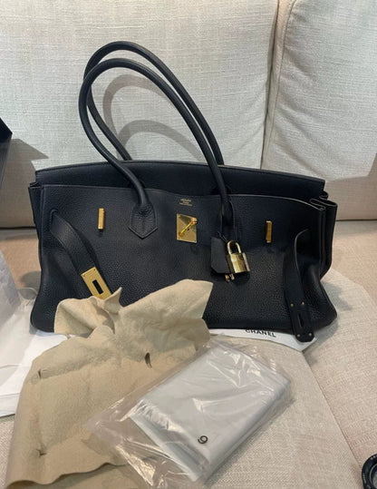 Hermès Shoulder Birkin Black Togo Leather Gold hardware