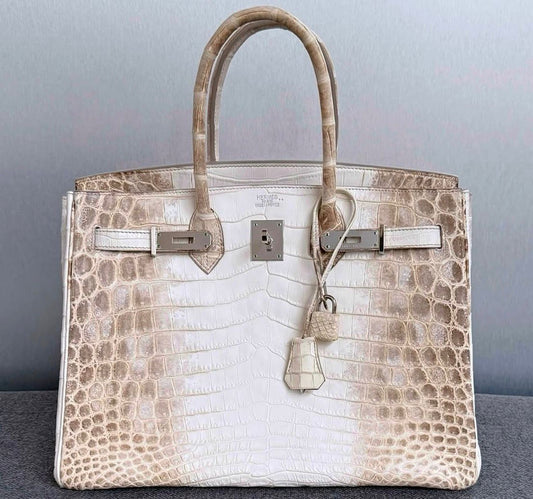 Hermes Himalaya Birkin 35 Matte Nilo palladium hardware