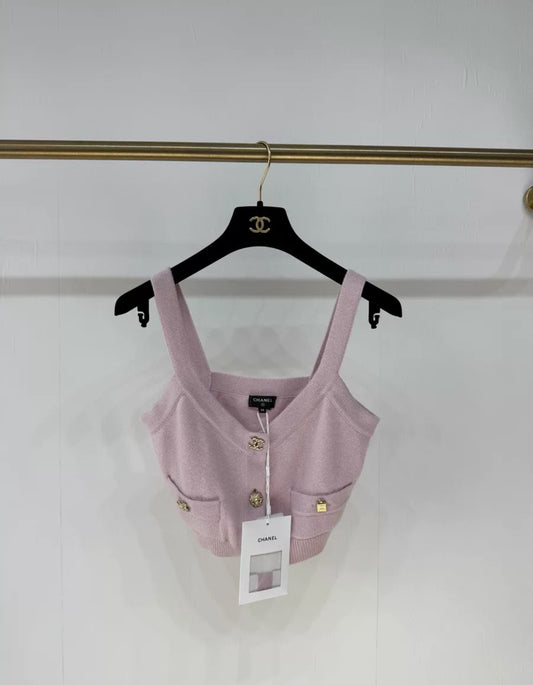 Chanel 22B Pink Vest