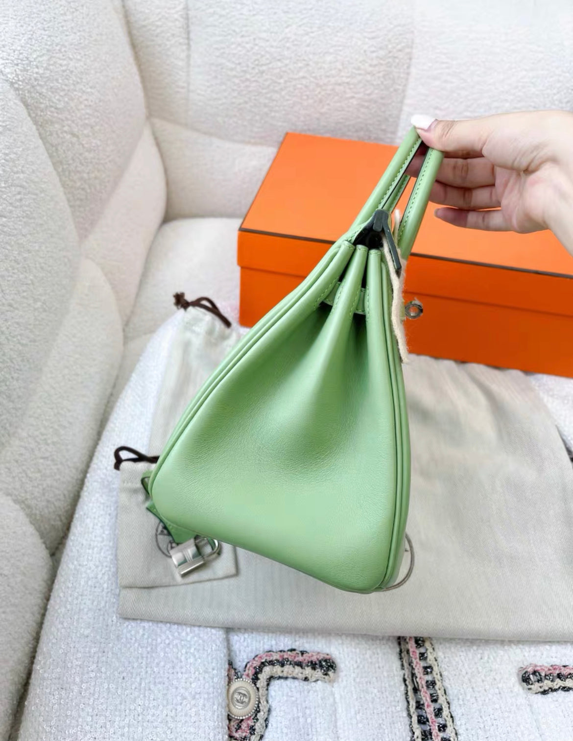 Hermes Birkin 25 Green