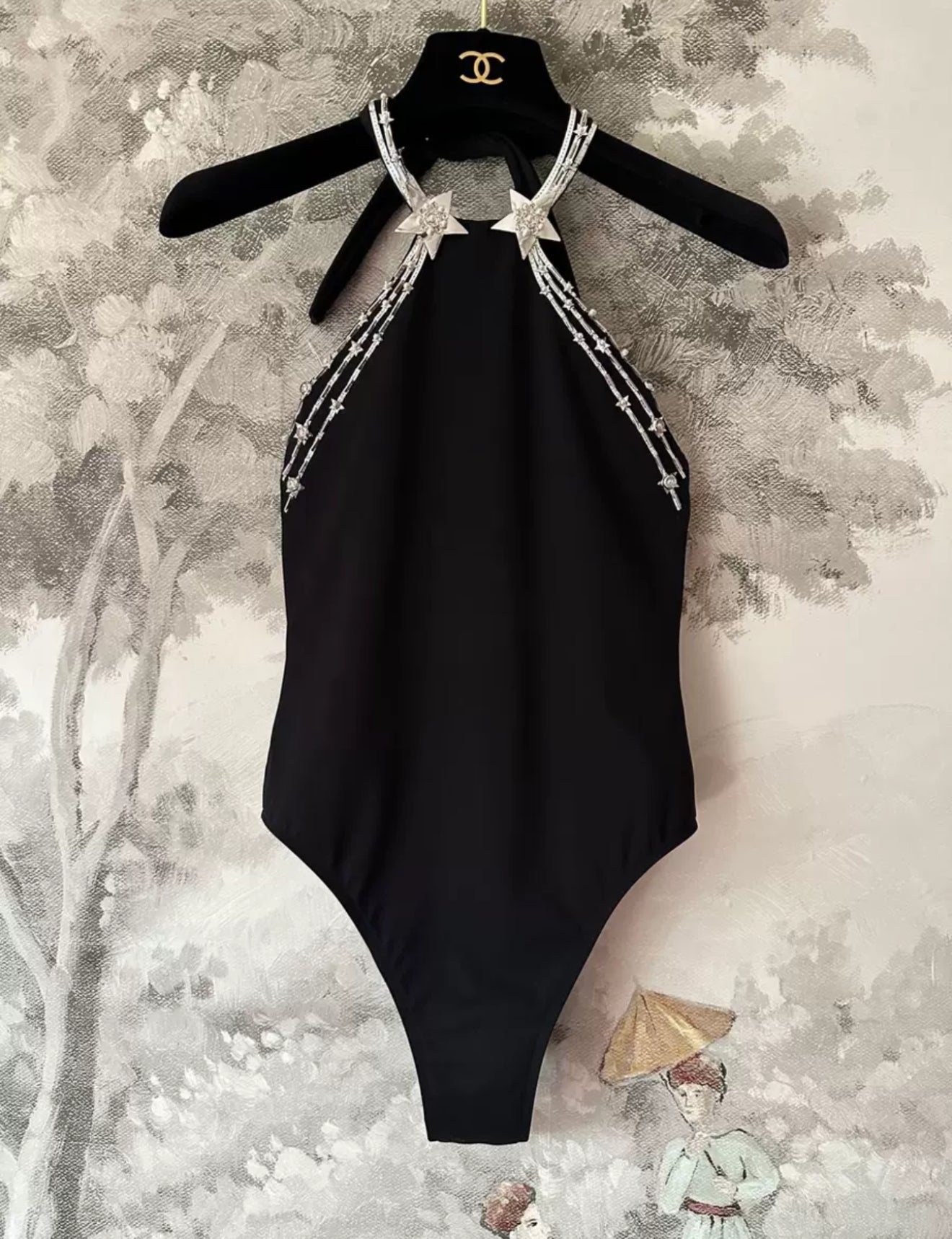 Chanel 24C Black & Silver Swimsuit