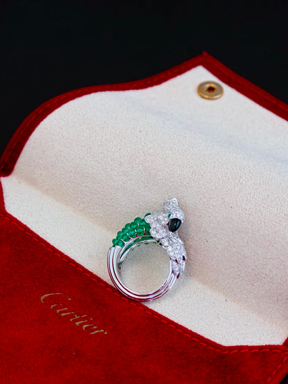 Cartier High Jewelry Fauna & Flora Collection Parrot Ring