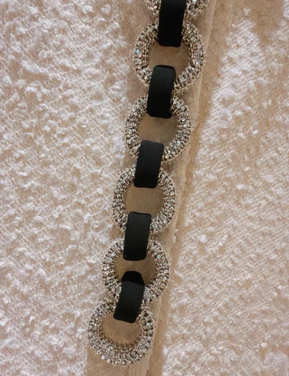 Louis Vuitton White Tweed Skirt