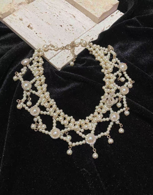 Chanel 2016 Multilayer Pearl Necklace