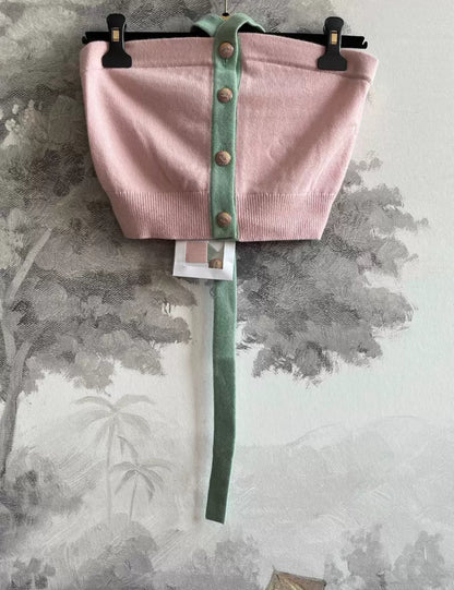 Chanel 24C pink cashmere top