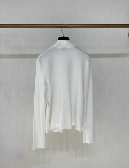 Chanel 22B white turtleneck size 38