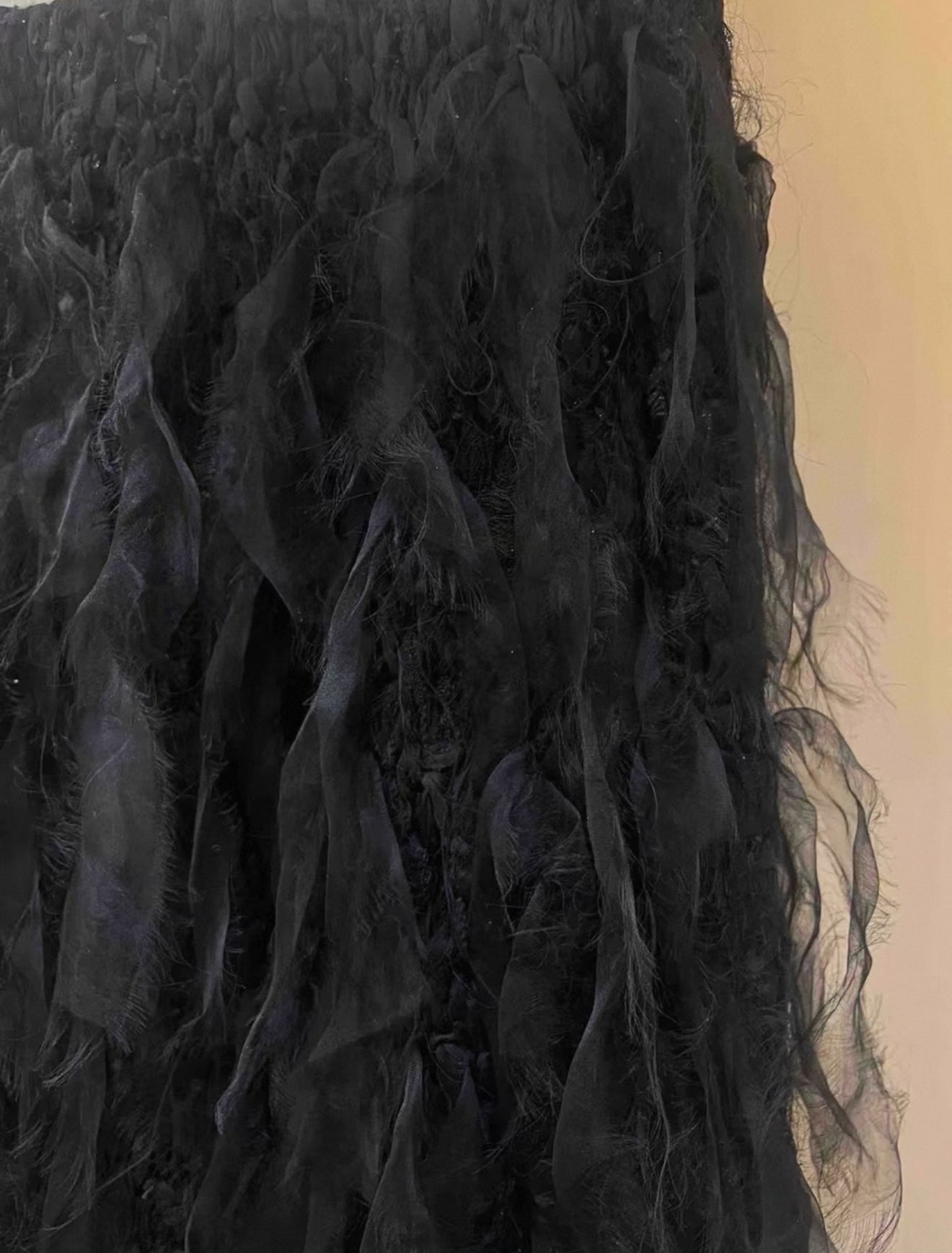 Chanel 11A Black & White Mesh Dress