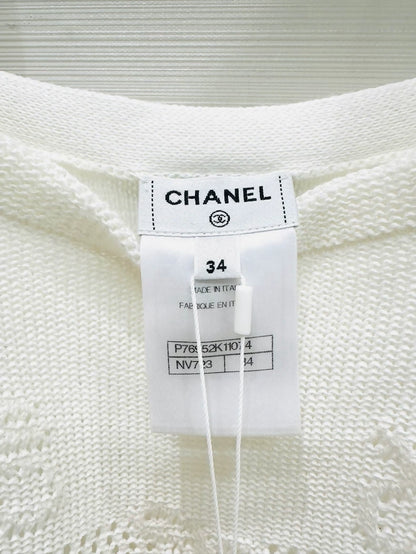 Chanel 24P white dress