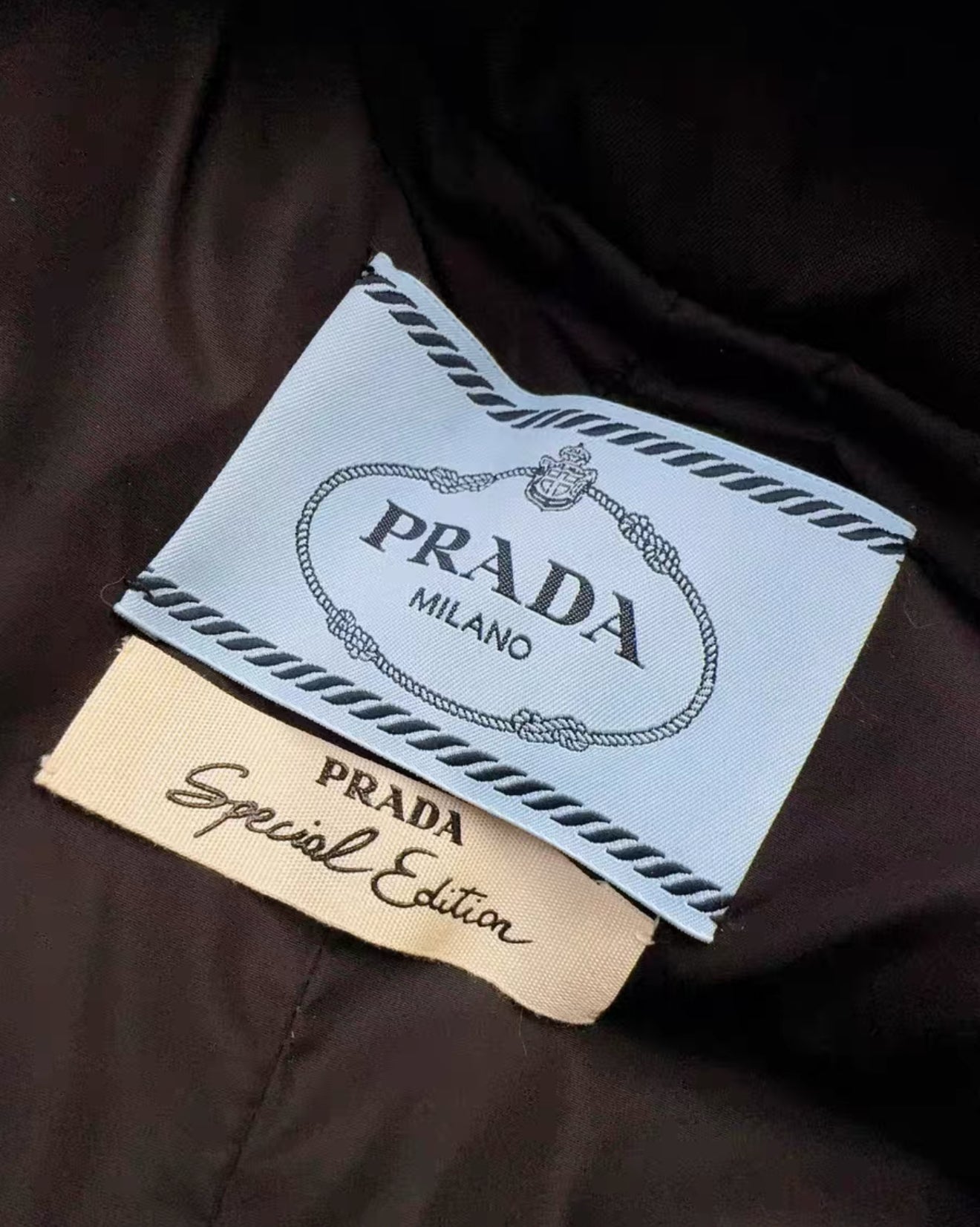 Prada leopard print hooded mink fur coat