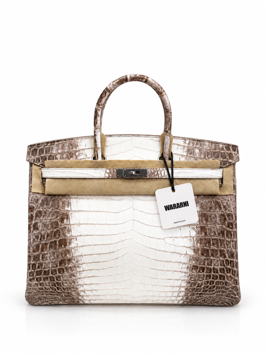 Hermès Birkin 40 Himalaya crocodile leather palladium hardware