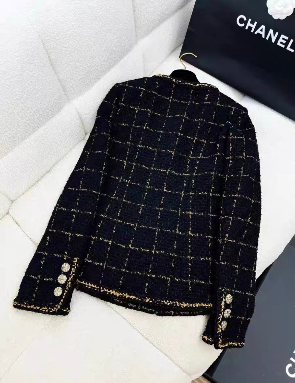 Chanel 16k chair tweed jacket size 36