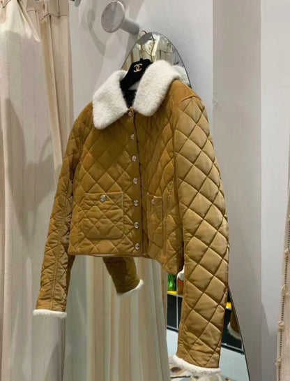 Chanel 24N Coated Canvas, Wool & Alpaca Beige jacket