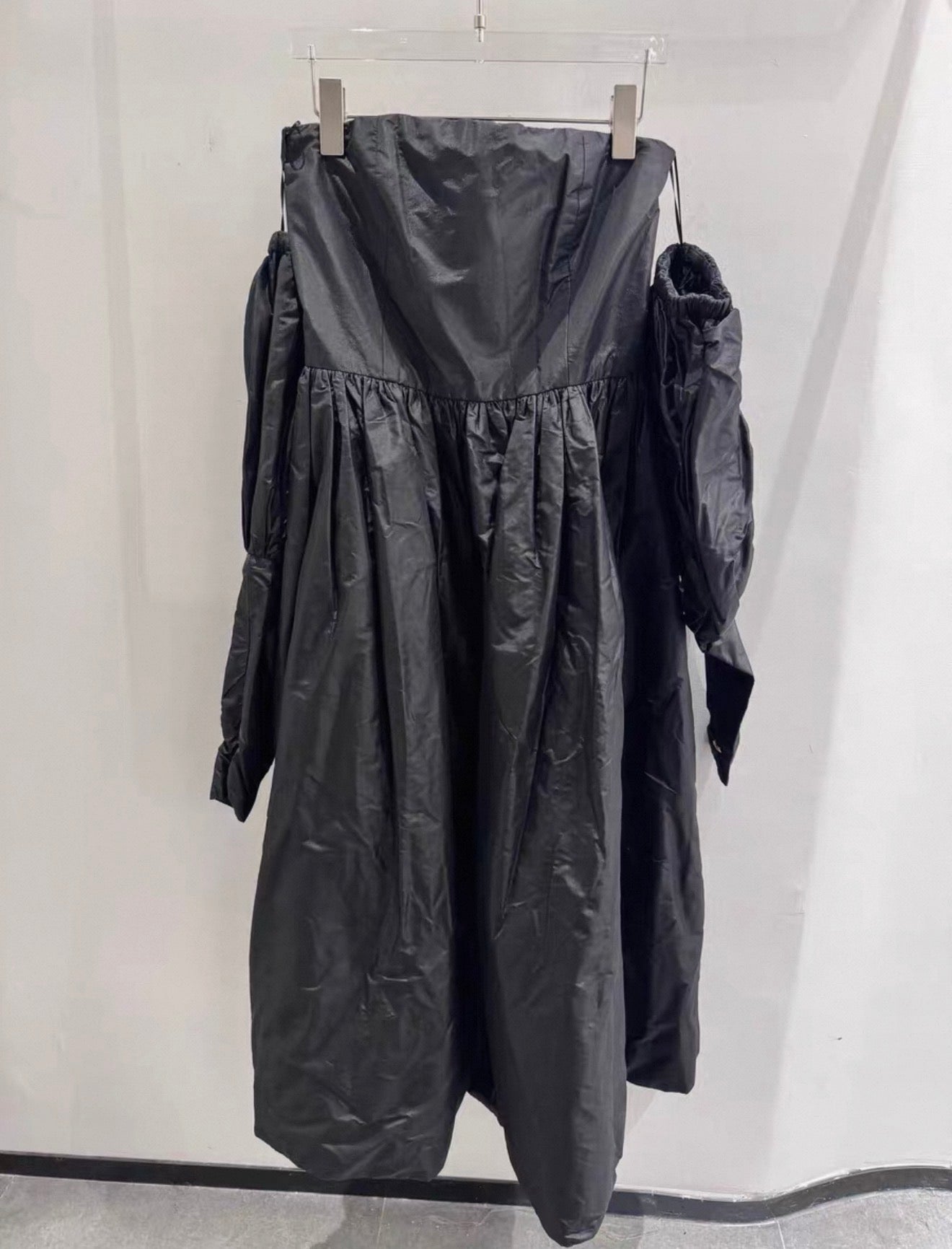 Chanel 20k black dress off shoulders