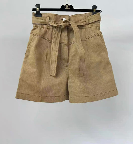 Hermes 24SS lace-up shorts, size fr36, brand new with tag,