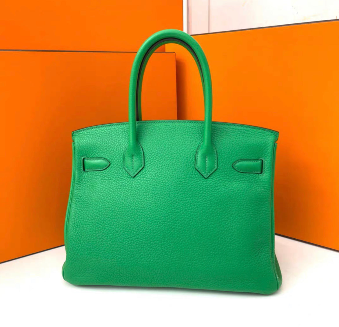 HERMÈS BIRKIN 30 BAMBOU TOGO LEATHER GOLD HARDWARE