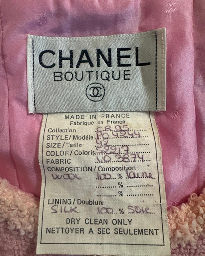 Chanel 95 pink barbie jacket