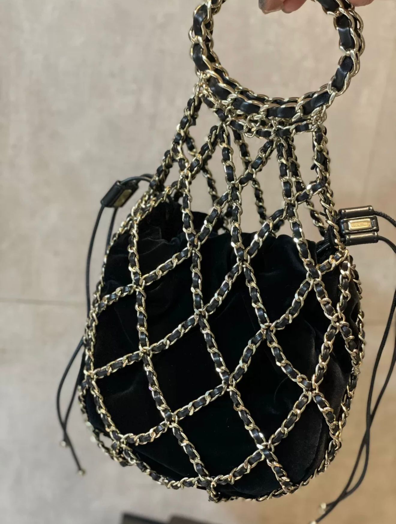 Rare Chanel 21A Net chain bag