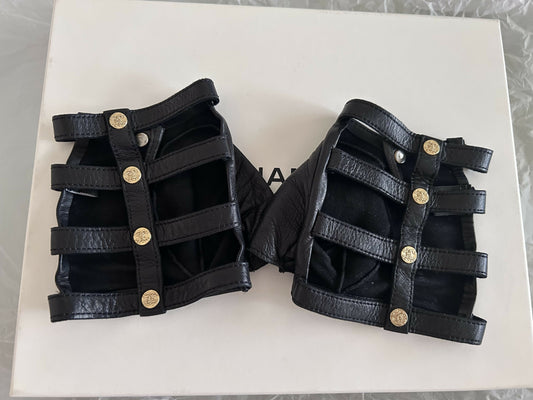Chanel fingerless gloves