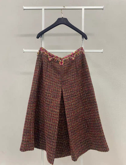Chanel 21k tweed skirt