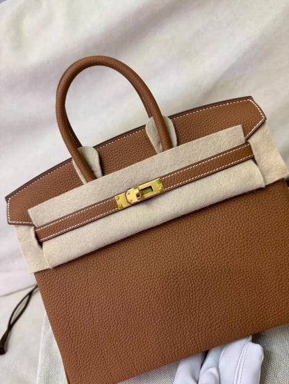 Hermès Birkin 25 Gold Togo Leather Gold Hardware