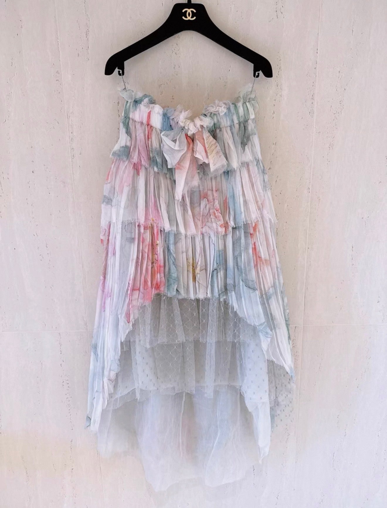 Chanel 13C Bow silk dress