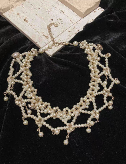 Chanel 2016 Multilayer Pearl Necklace