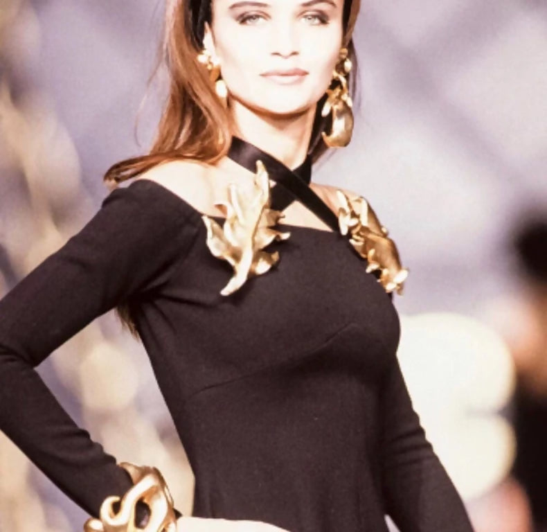 Chanel 1986 Oversized Leaf Brooch