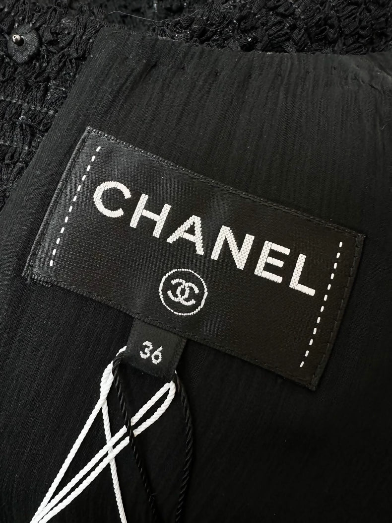 Chanel 21S black dress