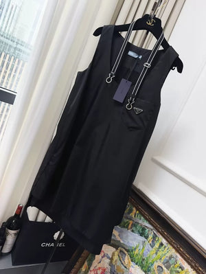 Prada black sleeveless vest