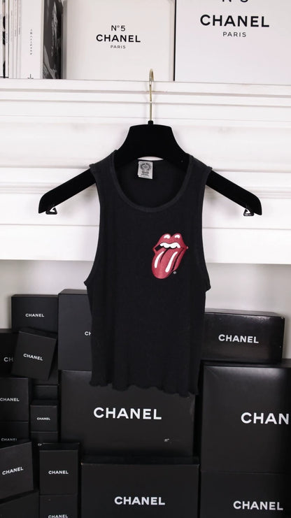 Chrome Hearts The Rolling Stones red tongue print