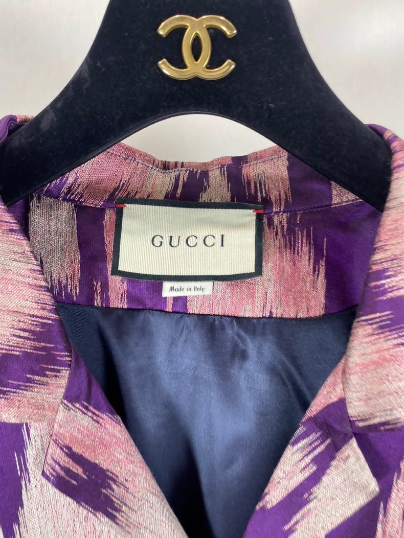 Gucci purple-pink gradient jacket