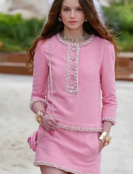 CHANEL 23C tweed dress