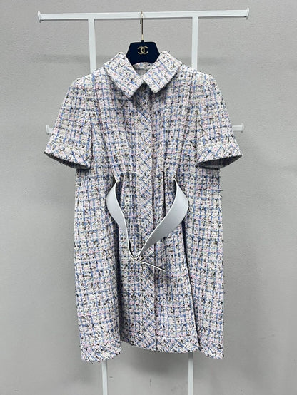 Chanel 19C tweed dress