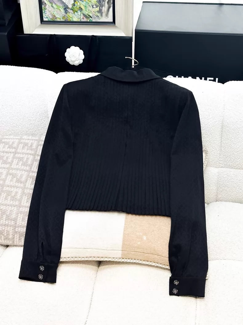 Chanel 25A black jacket