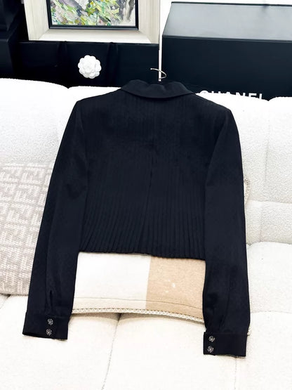 Chanel 25A black jacket