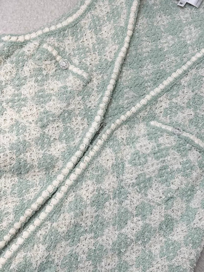Chanel 23SS Green Knit Vest