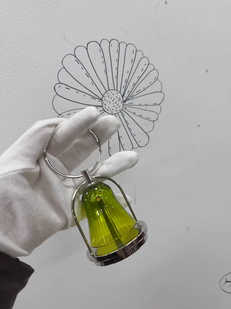 Hermes St. Louis green crystal chandelier