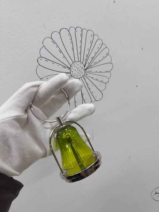 Hermes St. Louis green crystal chandelier