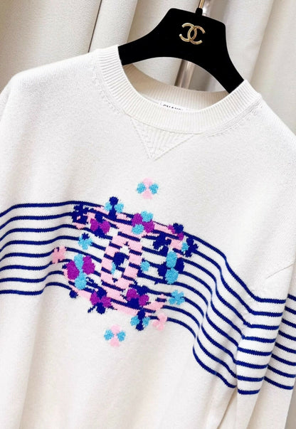 Chanel 24P ecru sweater