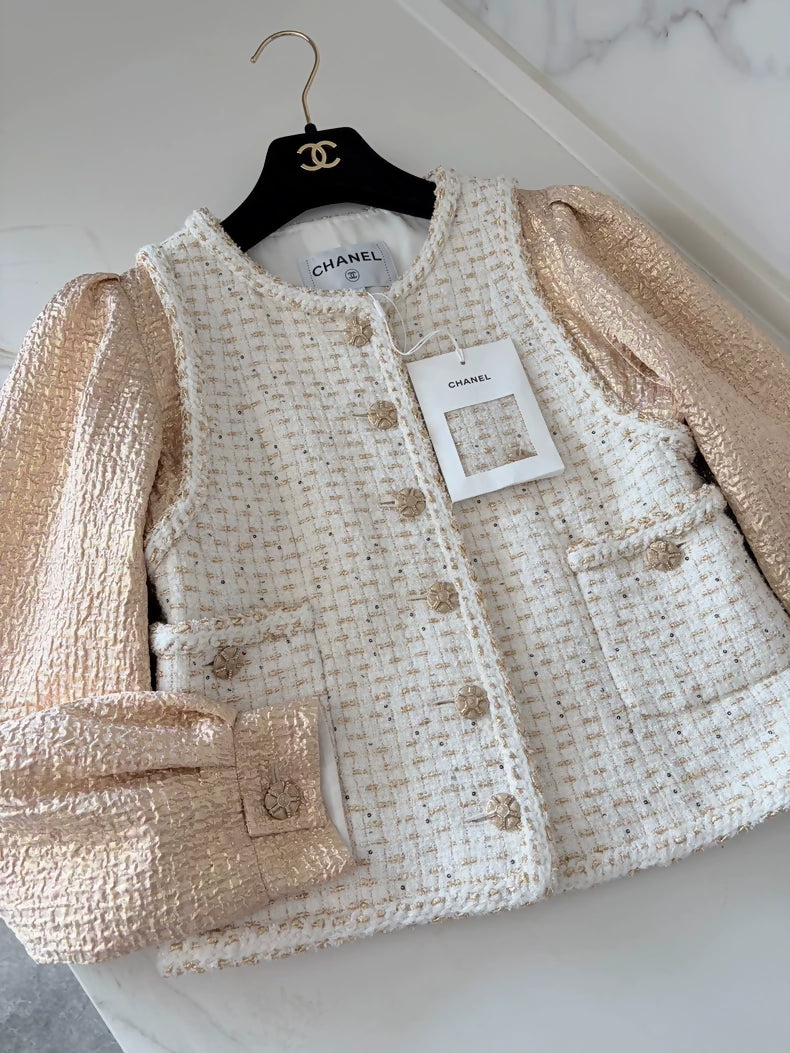 Chanel 26C Gold Vest-Style Jacket