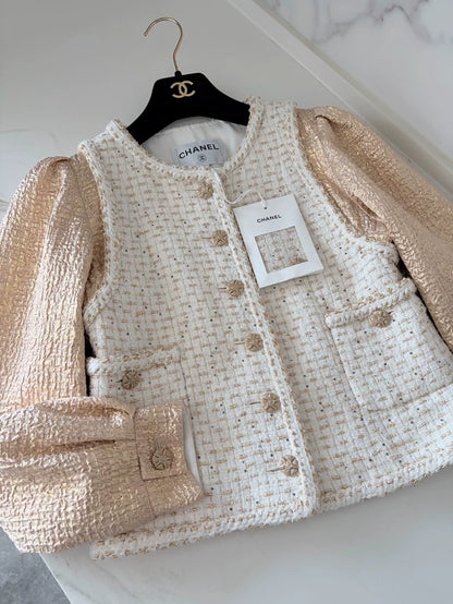 Chanel 26C Gold Vest-Style Jacket