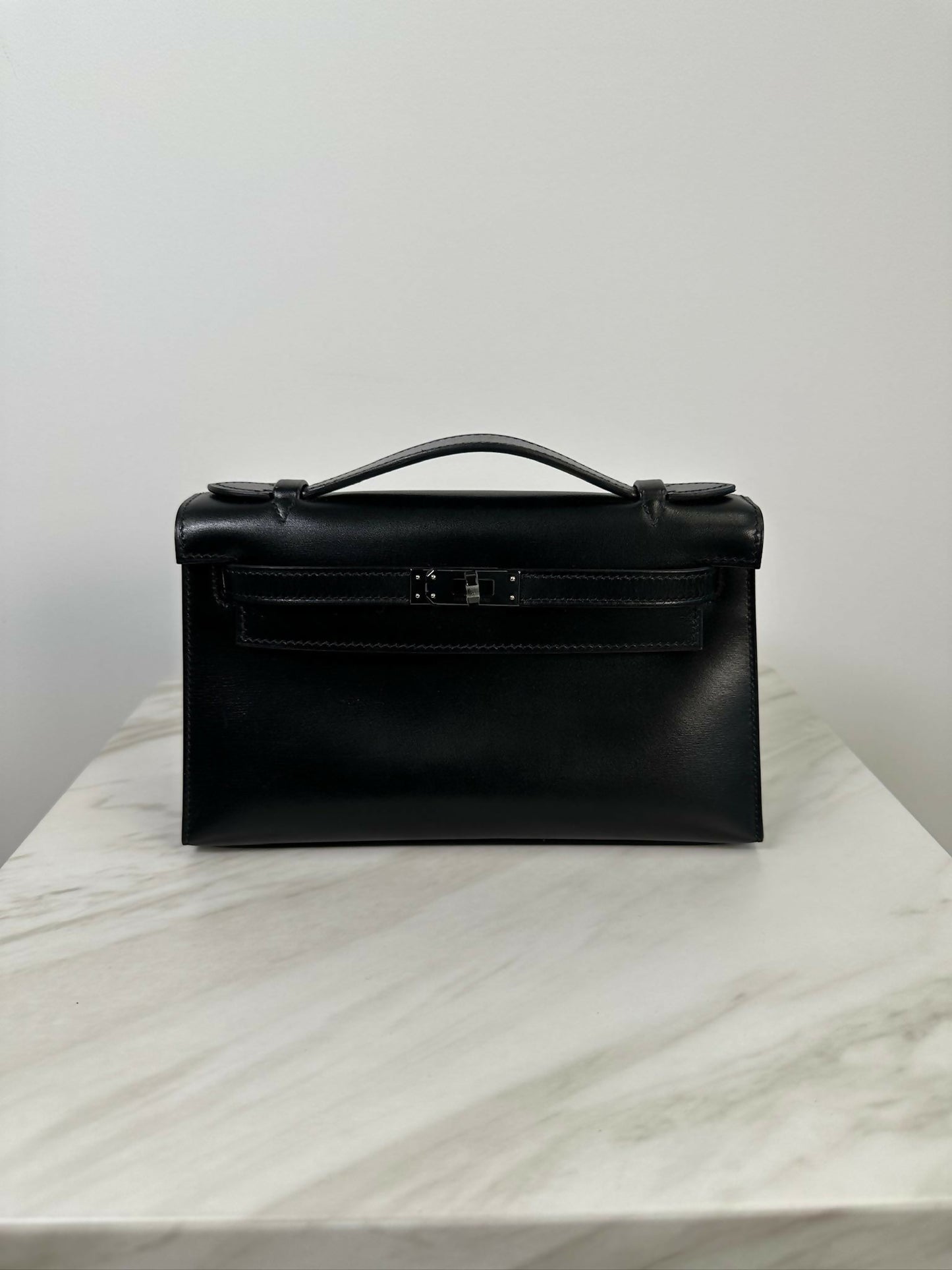 Hermès Kelly Pochette So Black N Square 2010
