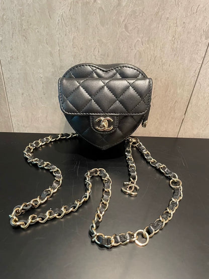 Chanel 22S heart waist chain bag