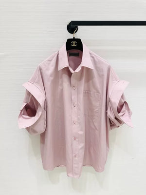 Balenciaga Spring/Summer 2026 pink shirt shirt
