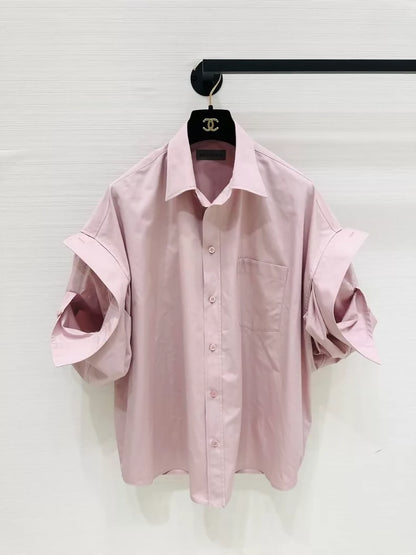 Balenciaga Spring/Summer 2026 pink shirt shirt