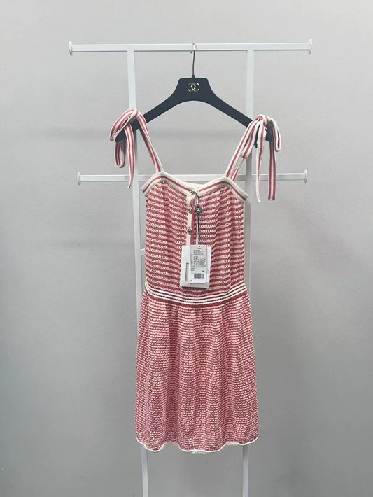 Chanel pink dress