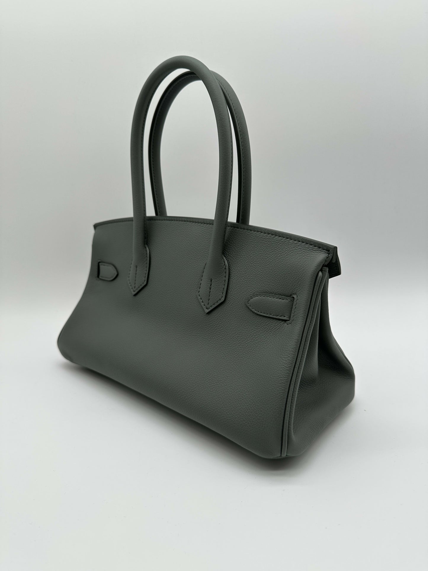 Hermès Birkin Shoulder 29 Vert Amande Evercolor PHW K 2025